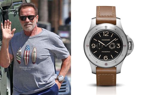 arnold schwarzender panerai|schwarzenegger watches.